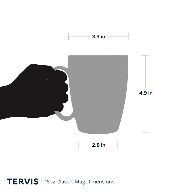 TERVIS كوب تيرفيس مزدوج الجدران مع علم أمريكا مصنوع في الولايات المتحدة، يحافظ على المشروبات باردة وساخنة، سعة 16 أونصة، كلاسيكي - Image 5